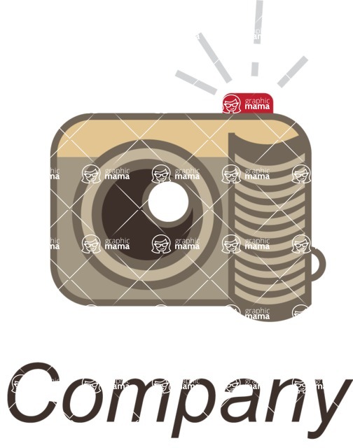 Business Logo Templates - vector graphics in a pack from GraphicMama - Colorful Photography Business Logo Design